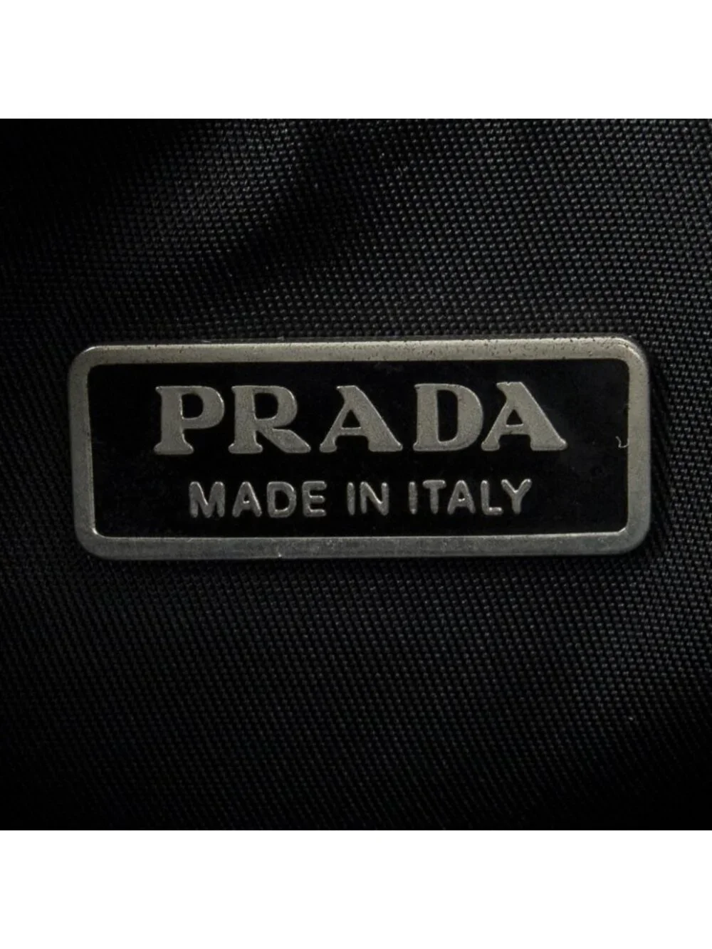Prada Mini Zip Hobo Black Nylon Canvas - Picture 10 of 15